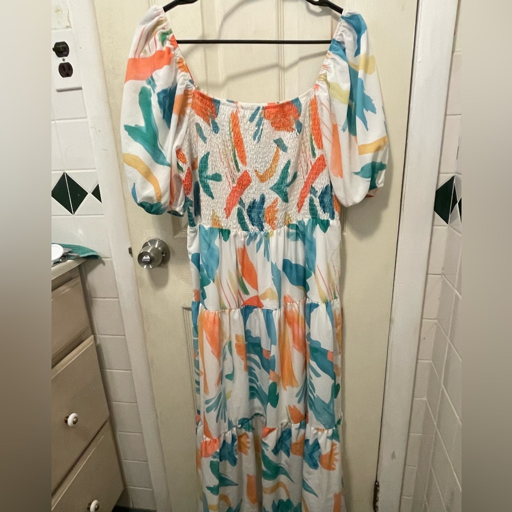 Colorful Bohemian Maxi Dress